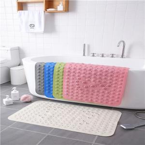 China Antibacterial 360g Bathtub Plastic Non Slip Bath Mat Machine Washable wholesale