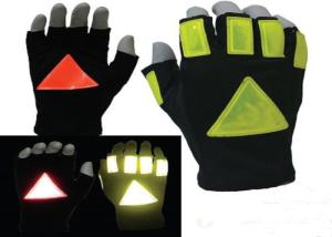 China Breathable Traffic Safety Gloves S - XXL Size Nylon And Spandex Material wholesale