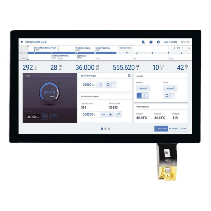 15.6 Inch Industrial TFT Display China Supplier, Multi-Media Optimum 15.6 Inch FHD TFT LCD Display With 1000 Nits