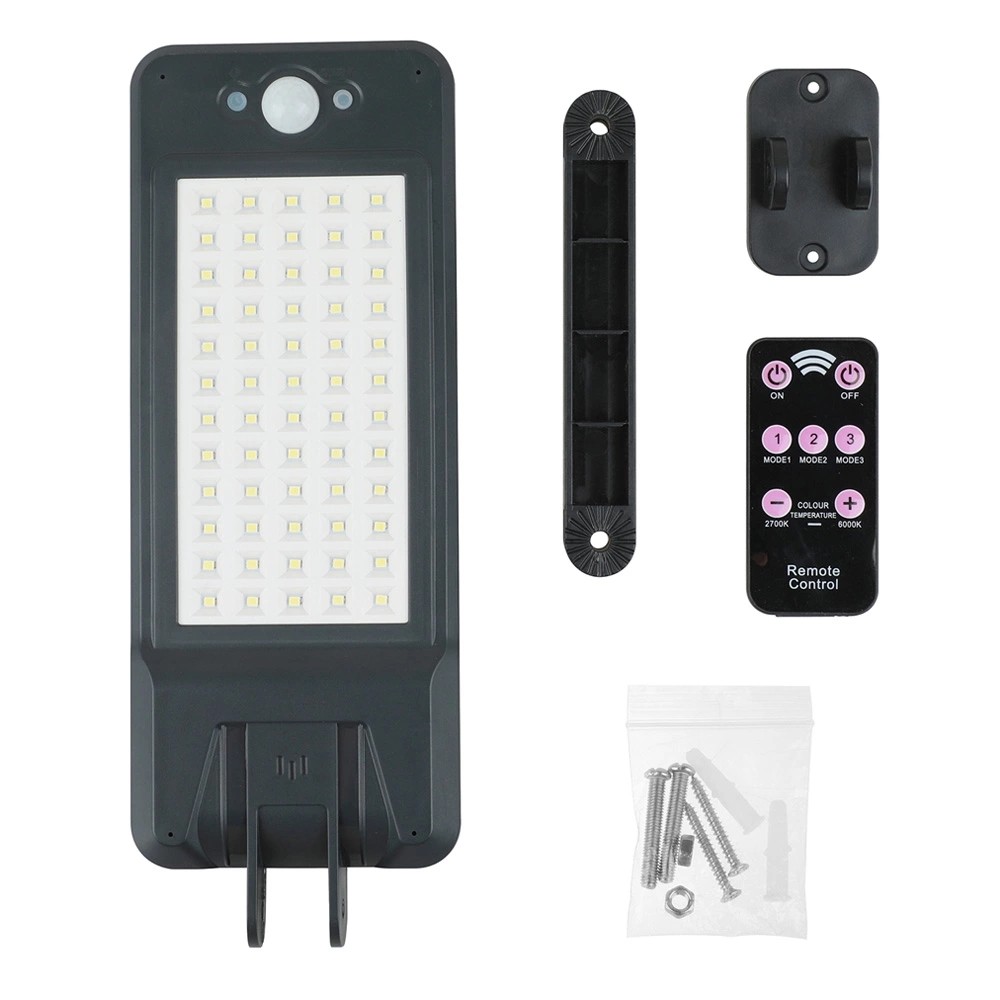 All In One Type 60 LED Solar Street Light , 900lm Motion Sensor Wireless Street Light