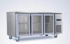 China Stainless Steel Commercial Undercounter Freezer , 3 Door Undercounter Freezer wholesale