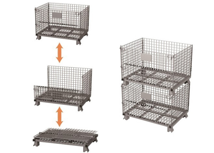 Heavy Duty Collapsible Industrial Stillages Forklift Construction 1200x1000