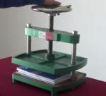 220V / 110V Manual Paper Pressing Machine For A4 Paper