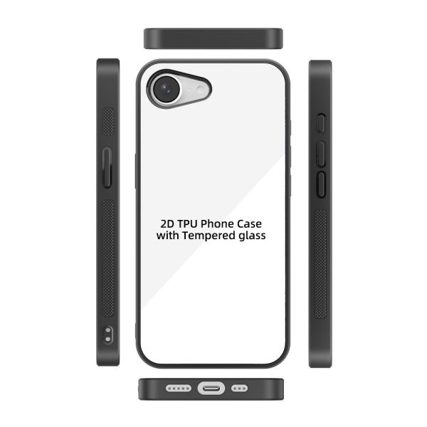 DIY Custom Logo 2D Blank Tempered Glass Sublimation Phone Case For IPhone 16E Mobile Phone Cases Wholesale