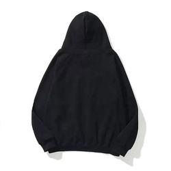 Custom Fashion Womens Hoodies Long Sleeve French Terry Casual Hooded Hoodies Men Women
