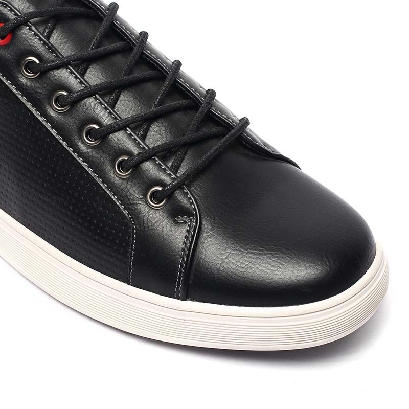 Black Antiodor Leather Leisure Shoes EURO 46 47 48 Size