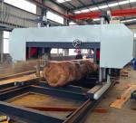 MJ2000 45KW Horizontal Bandsaw Mill Wood Cutting Band Saw Machine