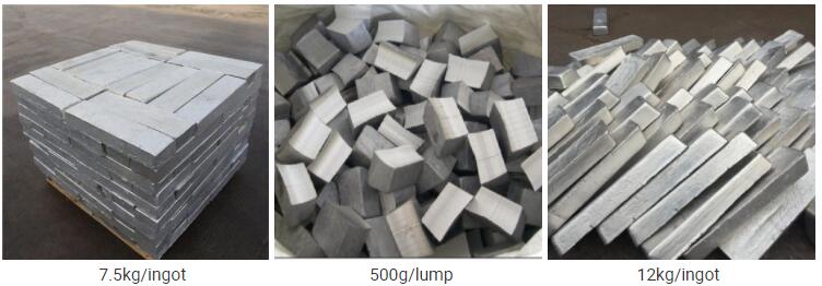 14kg Iron Making Reducer Magnesium Metal Ingot deoxidizer