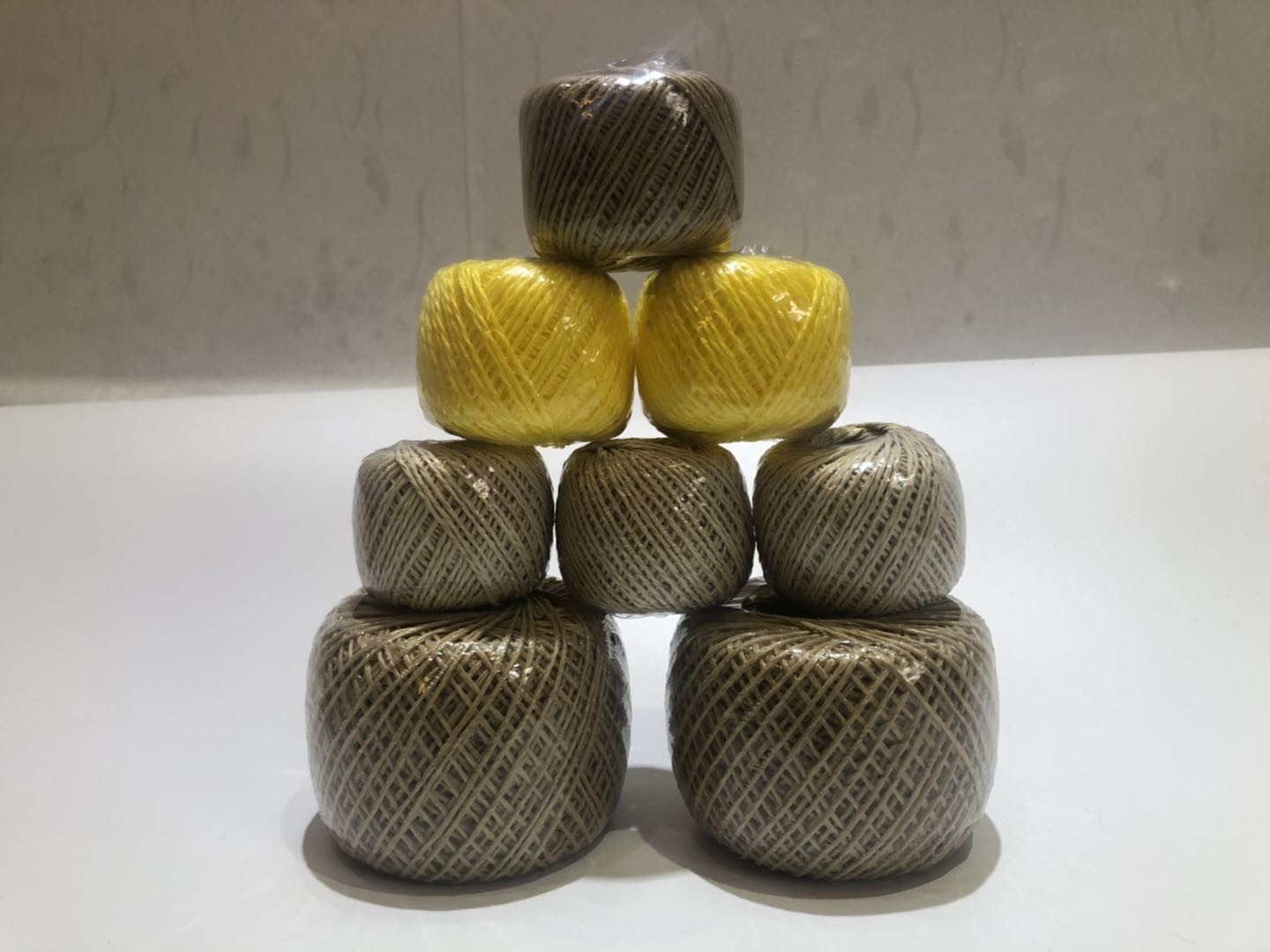 1500D 3000D Polypropylene PP Twisted Twine Rope UV Ray Oil Rot Resistant