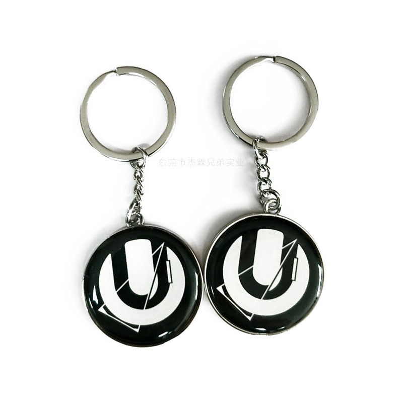 Promotion Gift Metal Key Ring Zinc Alloy Custom Made With Laser Logo