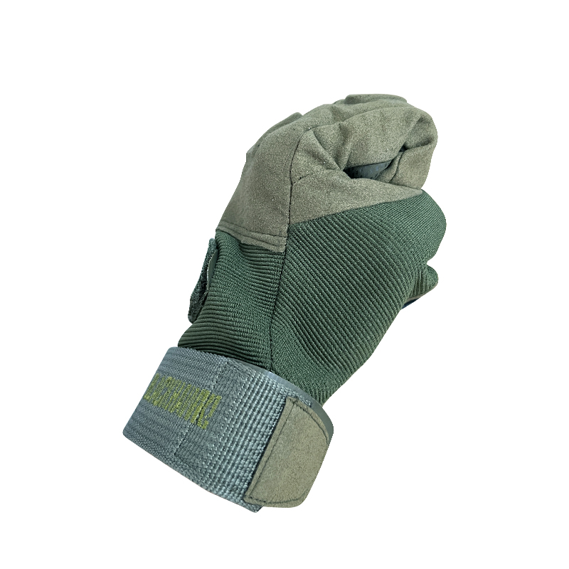 Blue Half Finger Hiking Gloves with Breathable and Weather-Resistant Design