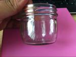 Caviar glass jar