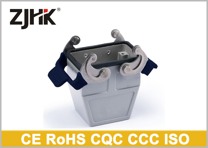 Powder Coated Male Female Plug Industrial Rectangular Connectors / Waterproof Electrical Connector
