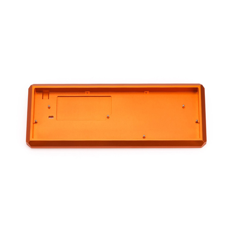 Full Sized Keyboard CNC Aluminum Milling Parts Sandblasting Anodized Al6063