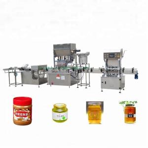 China 50ml - 1000ml Sauce Filling Equipment , 220V Automatic Syrup Filling Machine wholesale