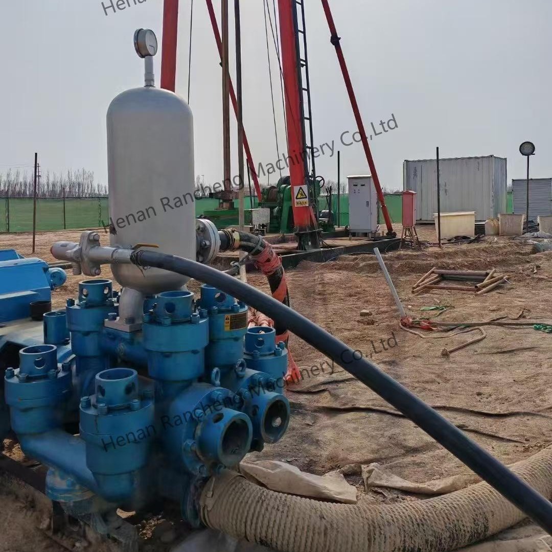 BW1200/7 Plunger Mud Pump For 1000-Meter Deep Water Well Drilling