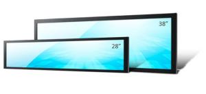 China 600cd/M2 Stretched Display Screen Digital Signage Bar Max Resolution 1920x540 wholesale