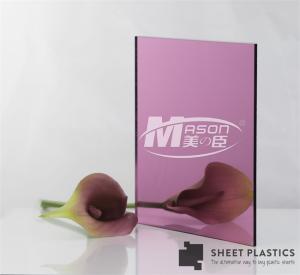China Decorative Gold Rose Gold Siver 2mm 3mm Mirror Acrylic Sheet For Laser Cutting wholesale