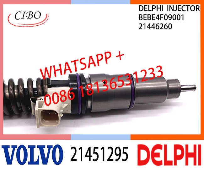 21451295 BEBE4F09001 Fuel engine Diesel Injector 21451295 BEBE4F09001 E3.3 for VOL MD13 US07