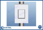 Double Wall 9U ISO9001 Outdoor Pole Mount Enclosure