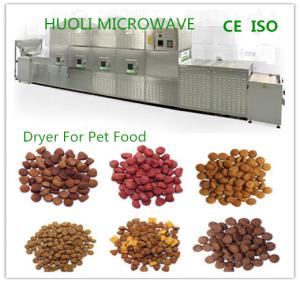 China Microwave Dryer Pet Food Sterilization Equipment For Dog / Cat Food wholesale