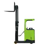 Lifting 4500mm Electric Reach Walkie Stacker Standing On 1500kg