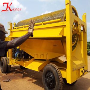 Electric Motor Diamond Jigging Gold Mining Machine Trapezoid Shaped