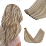 Beautiful color Russian hair quality Genius weft European hair hair extensions