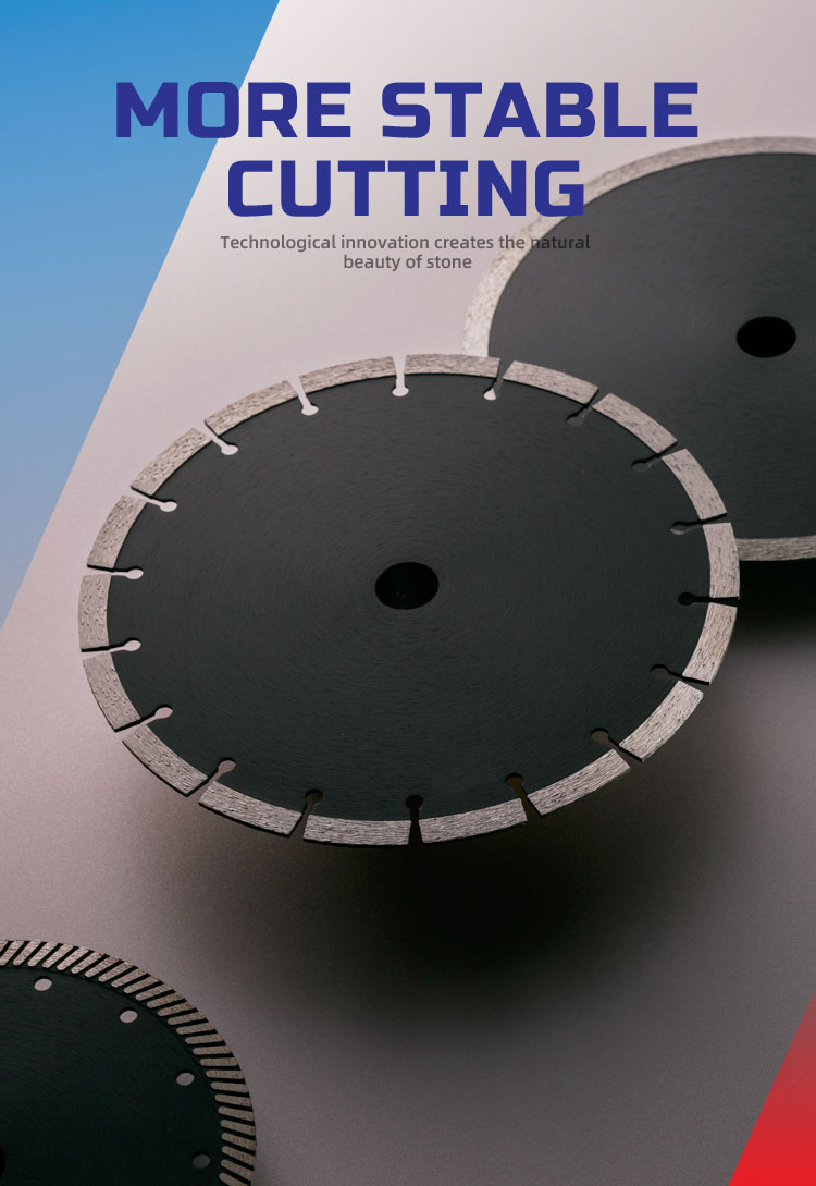 LINSING Diamond Tools Turbo Saw Blade for Stone Cutting Ceramic Diamond Cutting Disc