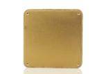 Square Shaped Carved Wood Power Bank 5200 Milliampere 3 Years Warranty