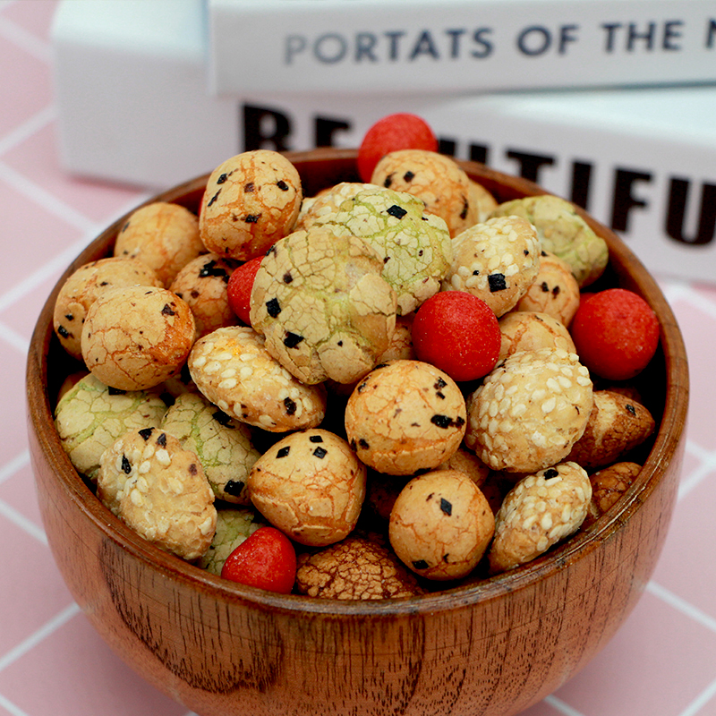 Kernel Sesame Coated Caramel Peanuts Taste Crisp For All Age