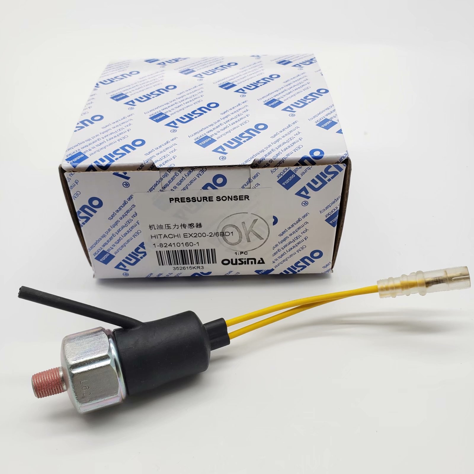 OUSIMA Eletric Excavator 1-82410160-1 Oil Pressure Sensor