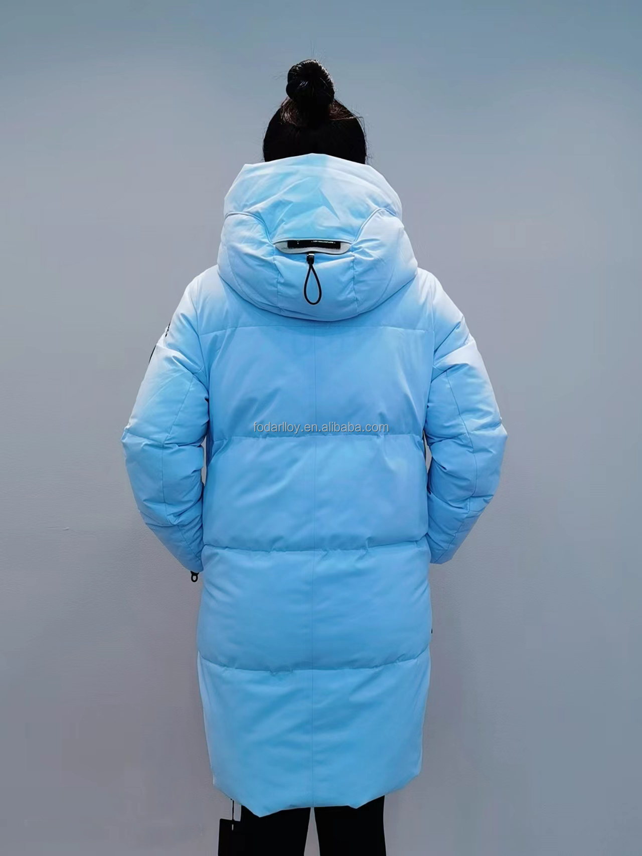 FODARLLOY F22518 Ladies Warm Hooded Cotton-padded Clothes Women Slim Long Winter Jackets Women Coats