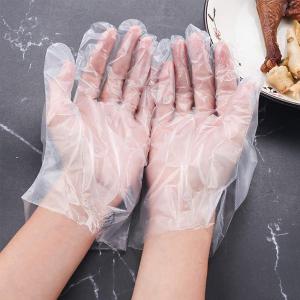 China Clear Disposable Plastic Gloves Garden Restaurant Home Food Baking Tool wholesale