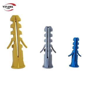 China Green Nylon Concrete Anchors / Plastic Wall Plug Anchor 30-50mm Length wholesale
