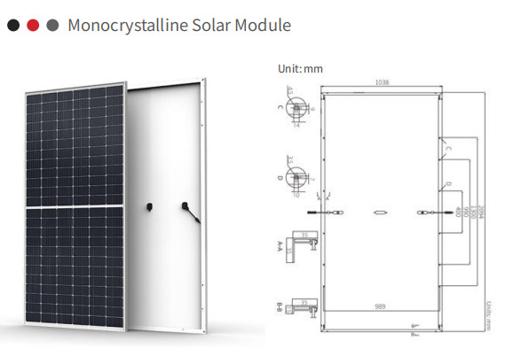 530W Durable Monocrystalline Silicon Panels for Residential and Commercial