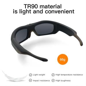 China Waterproof IPX55 Sport Video Sunglasses For Cycling, Mountaineering, Riding, Running wholesale