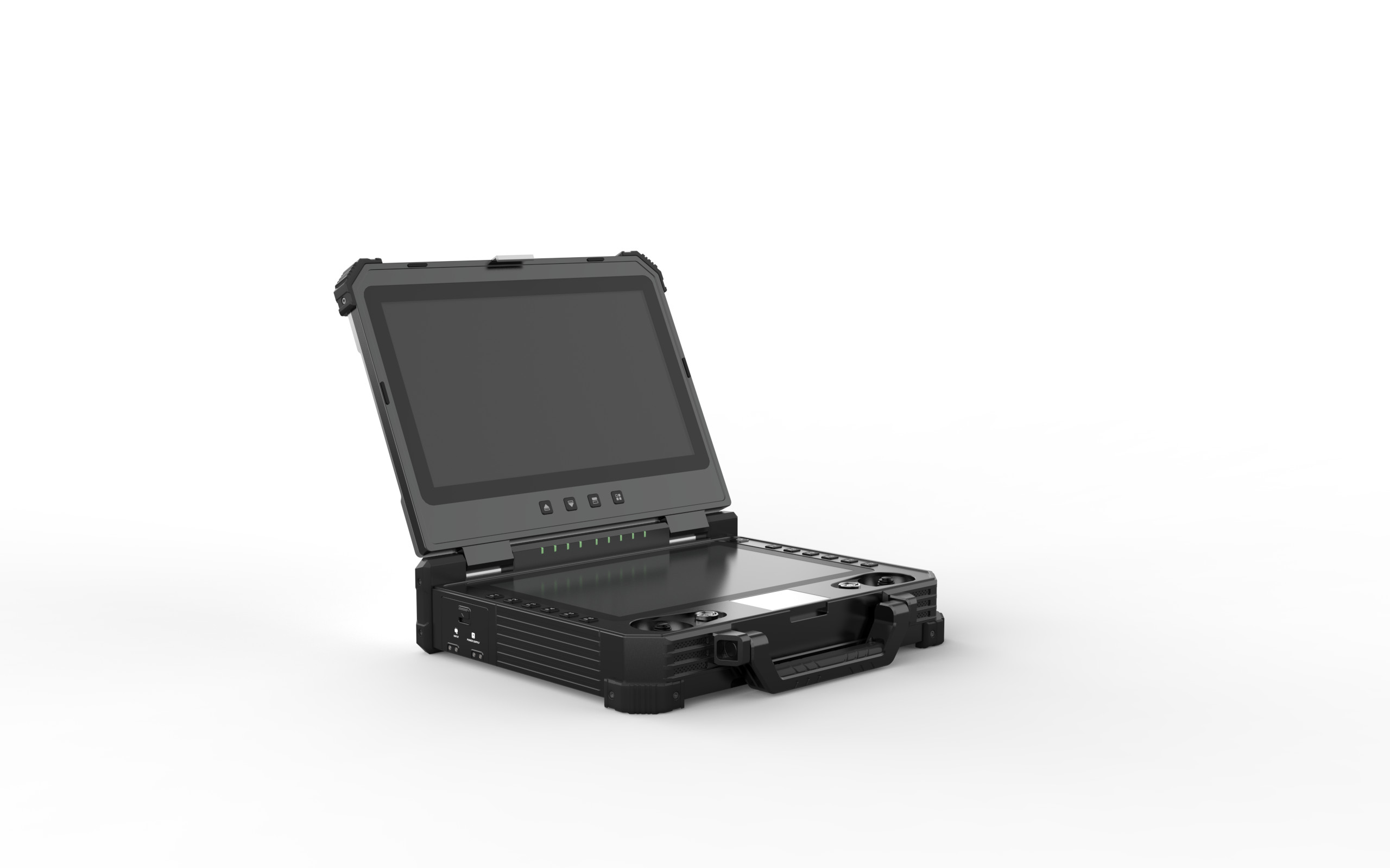 Rugged Ground Control Station For Drones 1000 CCD Screen 27 Physical Channels