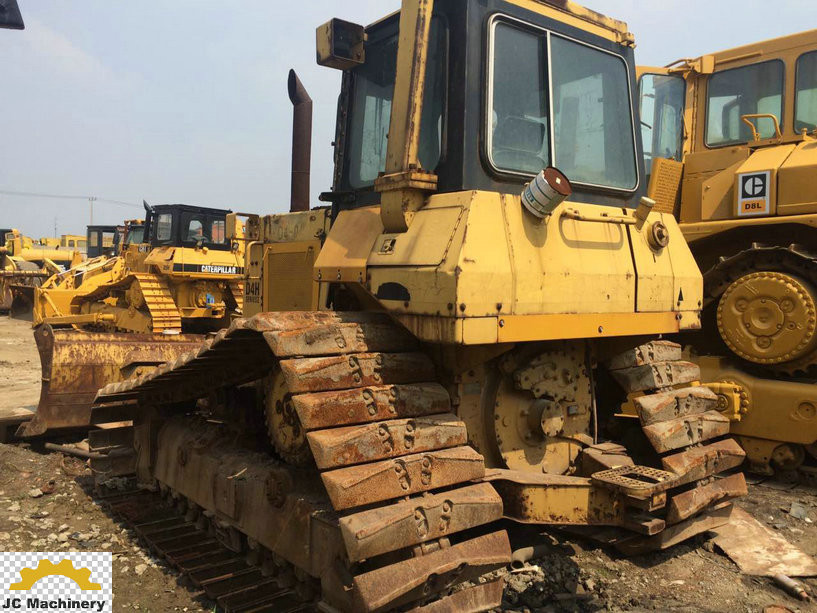 Pat blade swamp track shoes used Cat D4H LGP bulldozer