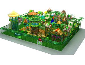 China Jungle Themed Kids Indoor Playground Equipment Fireproof ODM Available wholesale
