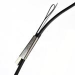 Metal Stainless Steel Drop Wire Clamp Cable Installation Kits For 2x5mm Flat