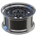 23 Inch 24 Inch Polish Mclan 2pc Forged Wheels 5x112