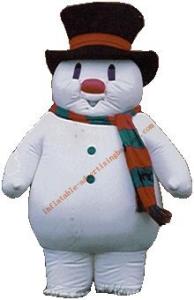 China Grand Custom Shaped Balloons / Inflatable Christmas Santa With Black Hat for Celebration wholesale