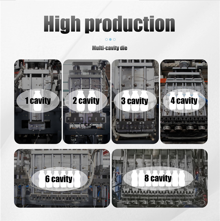 HDPE Medicine Bottle PE Blow Molding Machine Automatic High Output