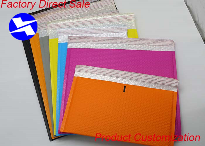 Multi Color Printing Logo Bubble Mailer Envelope , Poly Mailer Shipping Bags