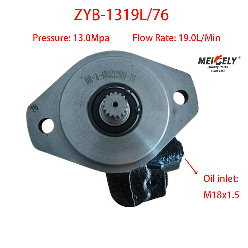 Steering Booster Pump ZYB-1319L/76 For Jiefang Dual Axle King