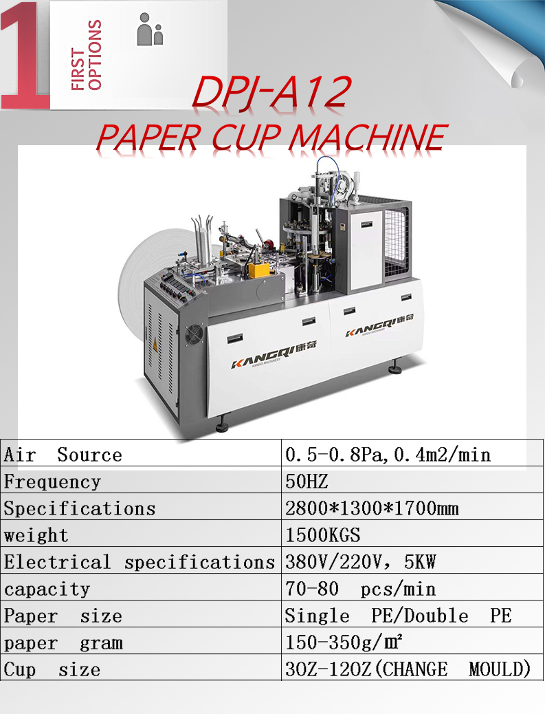 Fully Automatic High Speed One Time Disposable Used Tea Coffee Paper Cup Making Machine Price