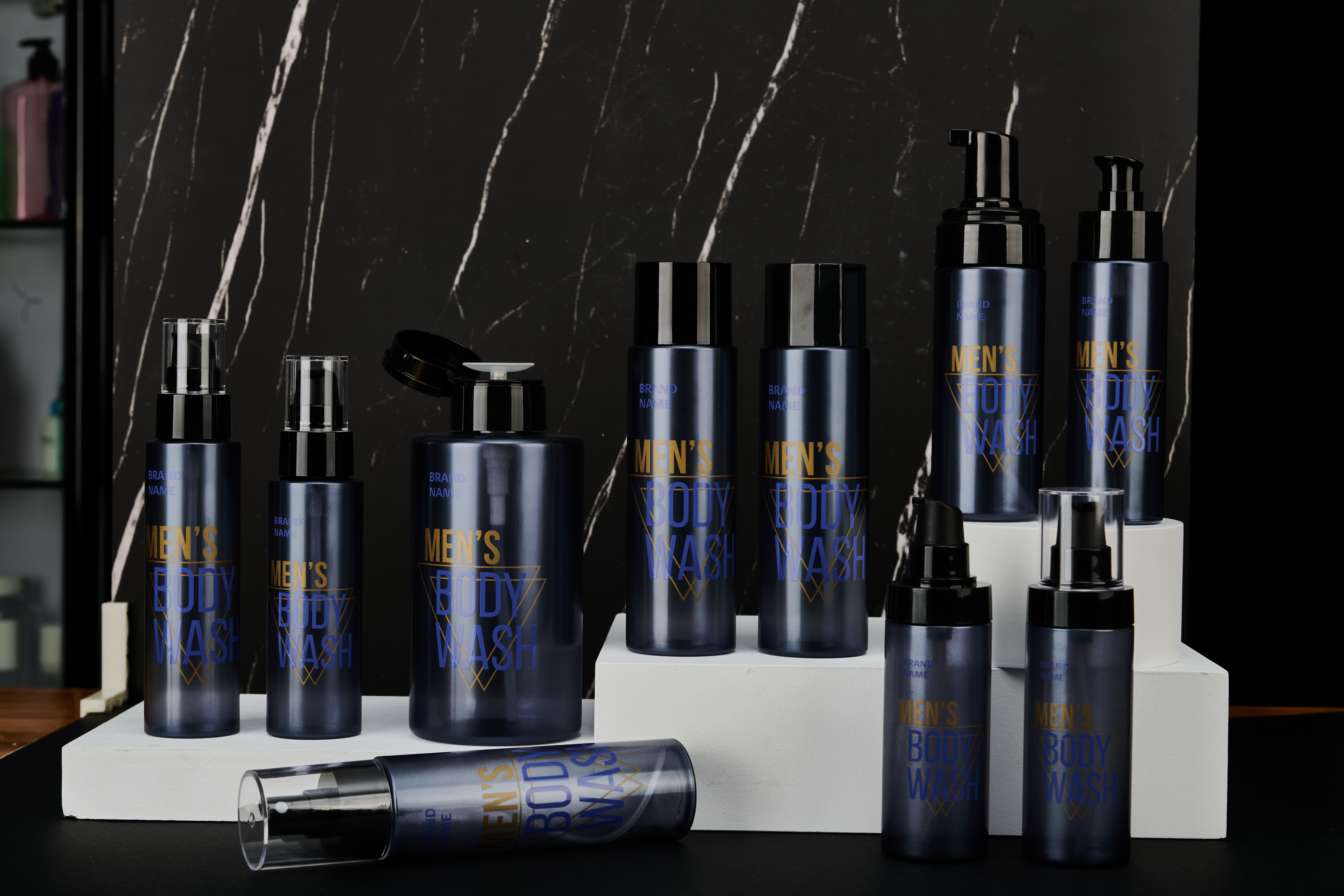 500ml Shampoo Plastic Bottle With Large Capacity Lotion Pump