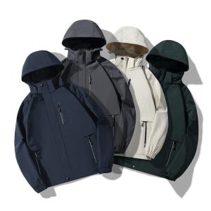 China Custom Utility Jacket Outdoor Windbreaker Jacket Camping Jacket for Men wholesale