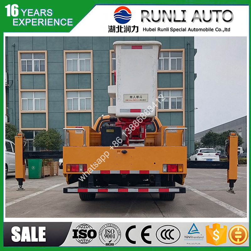 China JAC 4*2 Dust-Proof Dielectric Boom Lift with 50kV Insulation for Power Line Upgrades